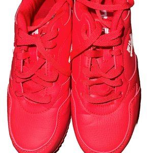 Fila's Red Mix Colors Closed Toe Lace Up Low top cool max Size 7.5 EUR 38.5